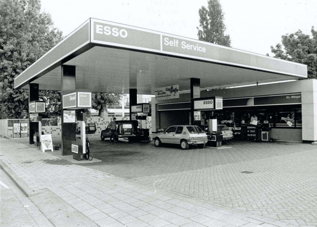 Benzinestation in Helmond